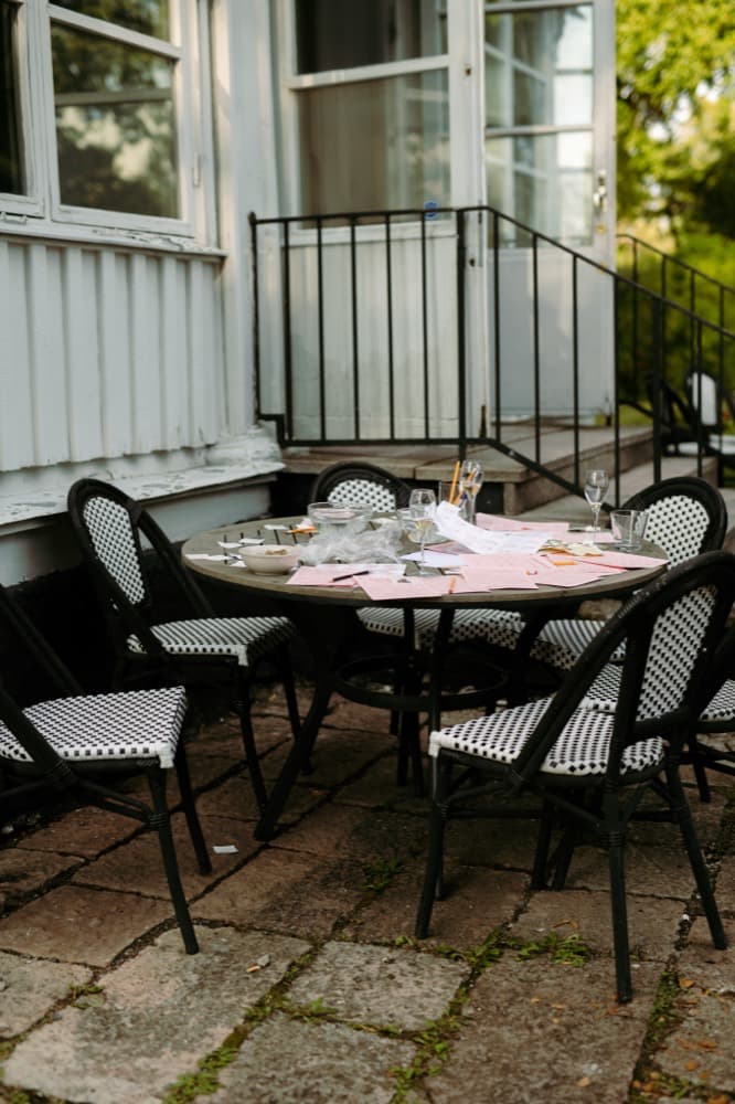 Detalj från bröllopsdagen